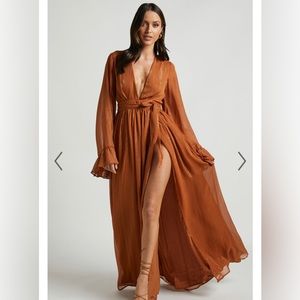 NWT Showpo Rust Maxi Dress
